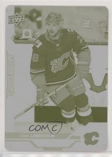 2018-19 Upper Deck Compendium Printing Plate Yellow 1/1 Elias Lindholm #507 ds4