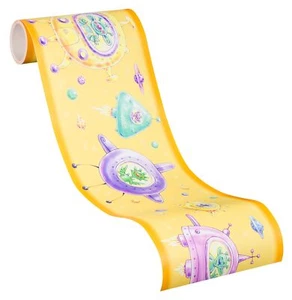 Frise murale autocollant Stick Ups multicolore jaune poupre 500 m x 017 m 907516 - Foto 1 di 3