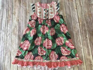 Matilda Jane size 12 Brilliant Daydream All Abloom flutter dress roses B19 - Picture 1 of 2