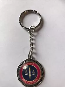 Porte Clé Médaillon Fantaisie Ordre Des Avocats - Picture 1 of 2