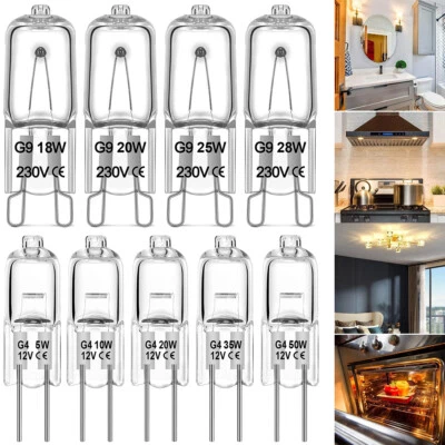 G4 G9 Base Bulbs Capsule 10W 18W 20W 25W 33W 40W 50W 60W Lamps Lights 220V 12V - Image 1 of 4