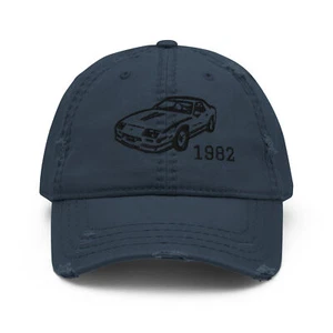 American Power 1982 Embroidered Car Distressed Dad Hat - Picture 1 of 13