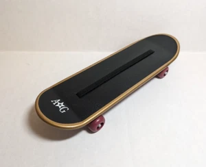 American Girl Doll Skateboard Longboard Accessory, Burgundy with Flowers - Picture 1 of 3