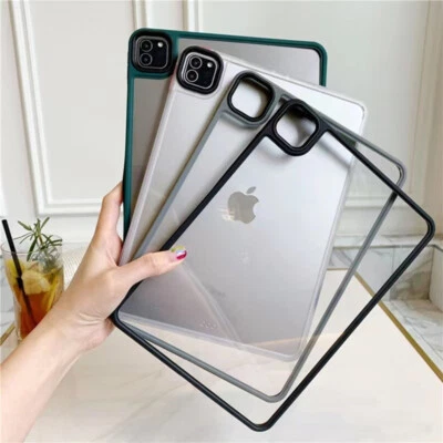 Clear Bumper Case For iPad Air Pro 13/11 10th 10.9 9th 8th 10.2 Protective Cover - Image 1 of 4