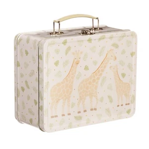 Sass&Belle giraffa animale metallo bambini scatola pranzo scuola borsa snack cibo conservazione - Foto 1 di 3