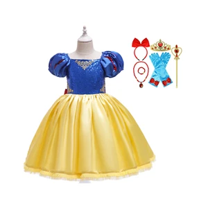 Disney-Inspired Snow White Dress for Girls and Toddlers - Picture 1 of 6