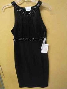 / Carmen Marc by Carmen Marc Valvo Cocktailkleid mit Schmucksteinen Größe 4 - Bild 1 von 11