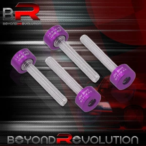 For B Series B16 B18 JDM Sport 4Pc 6mm Metric Distributor Cam Cup Washer Purple - Picture 1 of 2