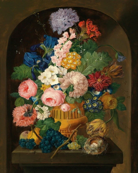 Art Print Decor Flowers classical Picture Wall Giclee oil painting printed