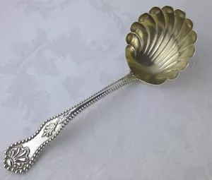 Sheafer & Lloyd sterling silver gravy ladle beaded shell pattern 1894 Pittsburg - Picture 1 of 6