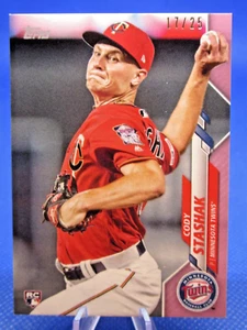 2020 TOPPS UPDATE MINI #U-22 CODY STASHAK PINK PARALLEL TWINS ROOKIE 17/25 - Picture 1 of 2
