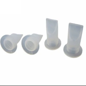 10 Pieces 11 x 6.2 x 16.6mm White Silicone Duckbill Valve One-Way Check Valve - Picture 1 of 5
