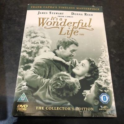It's A Wonderful Life DVD 1947 With Slip Case James Stewart - Image 1 of 2