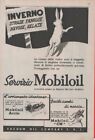 Advertising - Mobiloil invernale- Pubblicità 1938