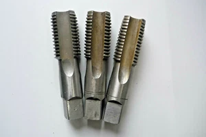Schumacher Handgewindebohrer Satz 3 tlg M42 links HSS gebraucht - Bild 1 von 2