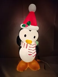 24" ROTER PINGUIN WEIHNACHTEN BLASFORM BELEUCHTET HOF DISPLAY URLAUB LEBEN SCHNURGEBUNDEN - Bild 1 von 15