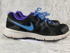 Nike 554902-023 schwarz lila weiß "Revolution 2" Sneaker Schuhe Größe 11 / 43 - Bild 1 von 6