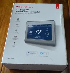 Honeywell Wi-Fi Smart Color Programmable Thermostat (RTH9585WF)...NEW - Picture 1 of 6
