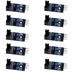 Módulo de medición de sensor de velocidad optoacoplador tipo ranura LM393 de 4 pines para Arduino 10 piezas - Imagen 1 de 4