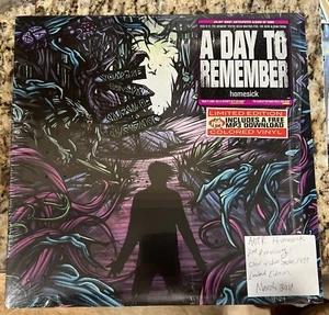 A Day To Remember Homesick Vinyl 2011 SECOND PRESSING /439 Clear W/ White Smoke - Imagen 1 de 11