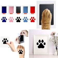 Baby Paw Print Ink Pad Pet Dog Cat Handprint Footprint Kit Stamp Souvenirs Gifts