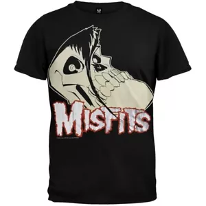 Misfits - Large Skull Logo Foil T-Shirt - Picture 1 of 1