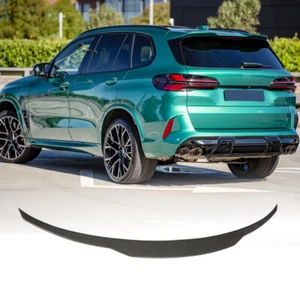 Passend für X5 X5M F95 2021-2025 Echt Carbon Heck Mitte Kofferraum Spoiler Flügel Heck Lippe - Bild 1 von 12