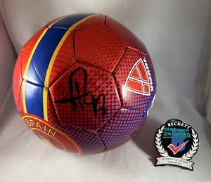 Jordi Alba Signed Soccer Ball Spain FC Barcelona Barca MLS Beckett BAS COA - Picture 1 of 1