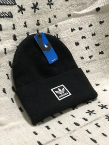 Adidas Originals Unisex schwarz Beanie, Adidas Patch, OS - Bild 1 von 4