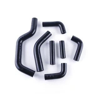 For DUCATI MONSTER S4RS 2005 2006 Black Silicone Radiator Hose Coolant Piping - Picture 1 of 11