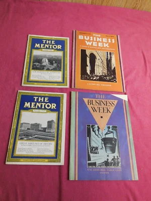 AD 1921 The Mentor Astronomy Great Fortunes History Magazine & Buisness Week Lot - Image 1 of 4