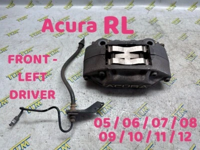 05-12 Acura RL Caliper FRONT DRIVER LEFT 06 07 08 09 2010 2011 2012 Brake OEM - Image 1 of 4