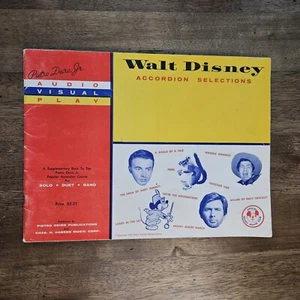Walt Disney Accordion Selections 1957 Printing, No Record - Picture 1 of 5