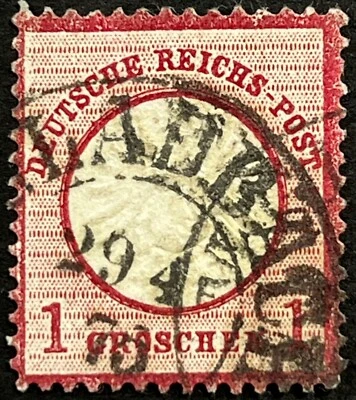 Germany, Scott #17, Michel #19, Eagle with Large Shield, Used, Fine-Very Fine - Image 1 of 2