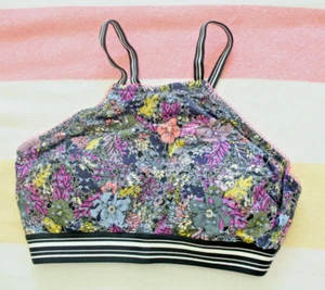 Victoria's Secret hochgeschlossenes Badeoberteil mit Band Blumen Paillettenverzierung Gr. S neu mit Etikett - Bild 1 von 12