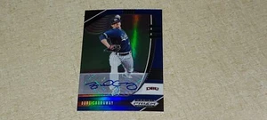 2020 Panini Prizm Draft Picks Baseball Burl Carraway CUBS Blue RC Auto 16/60 - Picture 1 of 2