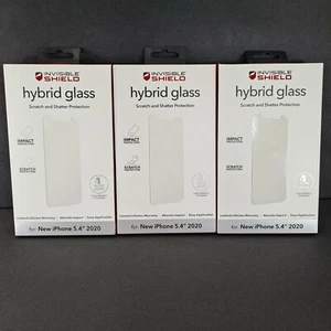 3 ZAGG InvisbleShield Hybrid Glass Screen Protector For Iphone 12 Mini 5.4” 2020 - Picture 1 of 5