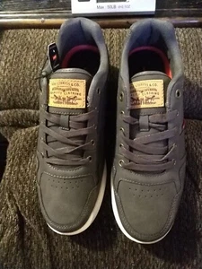 Levi's Oscar 2 Waxed UL NB Charcoal Men's Size 9 - Picture 1 of 4