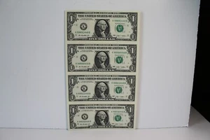 2009 $1 KB 4 Note Sheet - Picture 1 of 2