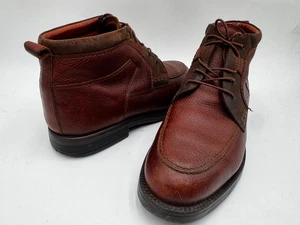 Johnston & Murphy Herren Stiefel Größe 10 Braun Leder Mokassinnaht Schnürstiefel 04286 - Bild 1 von 11