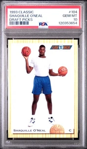 Clásico 1993 — Selecciones del draft — Shaquille O’Neal — Novato — 💎 Como nuevo PSA 10 - Imagen 1 de 3