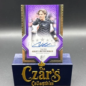 ADLEY RUTSCHMAN ROOKIE RC 2023 TOPPS FIVE STAR PURPLE AUTO /50 ORIOLES - Picture 1 of 2