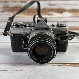 Olympus OM-1n 35mm Film Camera & G.Zuiko 50mm f1.4 Lens - Picture 1 of 7