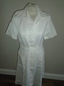 VESTIDO MUJER ENFERMERAS BLANCO ALTURA 170CM BUSTO 96CM NUEVO CON MARCAS - Imagen 1 de 6