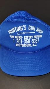 Vintage Hunting Gun Shop Trucker Hat Snapback Cap - Picture 1 of 3