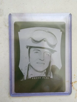 Tim Flock 2006 Press Pass Legends Racing Black Press Plate 1/1 - Image 1 of 2