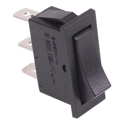 On-On Rectangle Rocker Switch SPDT 10A 250VAC R13-91C-01 - Image 1 of 3
