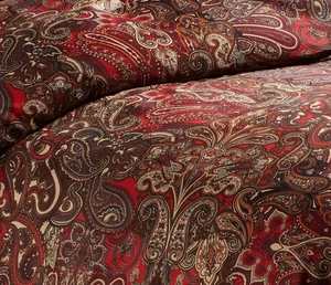Bettwaesche-mit-Stil Mako Satin Paisley Bettwäsche orientalisch 1557220 + 80x80 - Bild 1 von 2