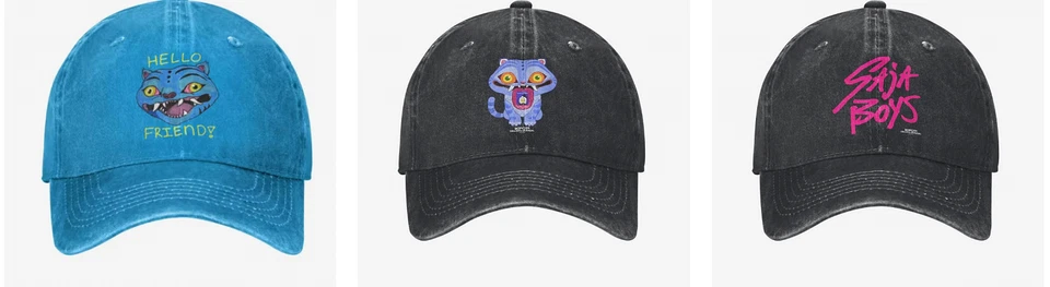 K-Pop Demon Hunters Cap – Huntrix, Tiger, and Lion Boys Idol Merch - Image 1 of 1
