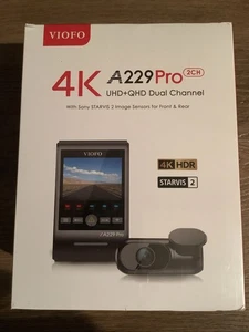 Viofo A229 Pro 2CH 4K UHD + 2K QHD Dashcam mit Sony STARVIS 2 Bildsensor.Neu - Bild 1 von 4